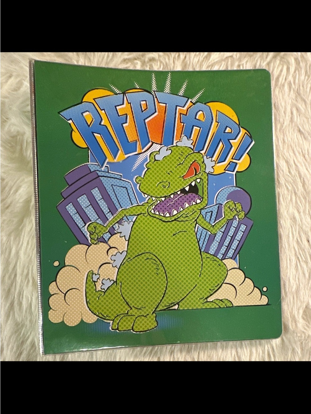 Nickelodeon Rugrats Reptar Rules 3-Ring Binder